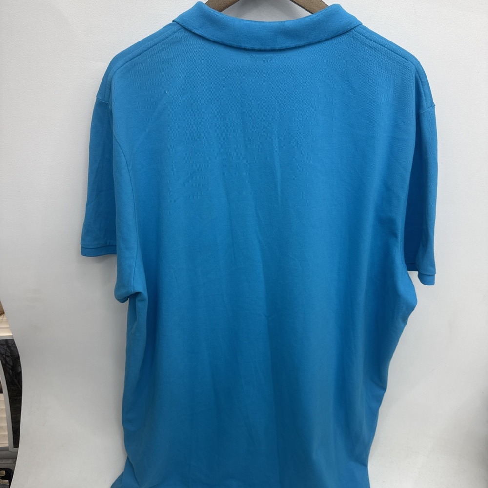 Polo Ralph Lauren Mens XXL TTG Blue Polo Shirt Classic Fit Yellow Pony Logo - Picture 6 of 9